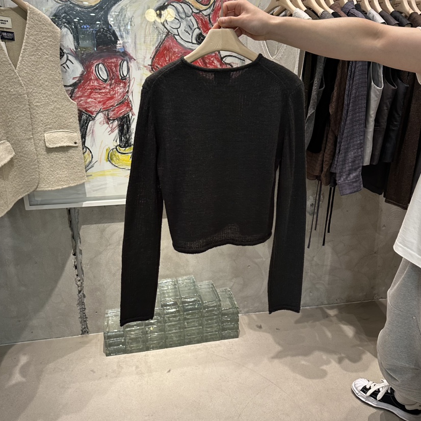 LAMAGIEPIE韓國代購㊣女士新品職業真品熱賣推薦時尚針織衫LAMAGIE GREY針織衫