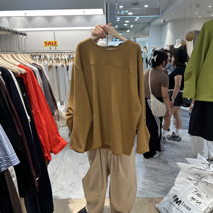 REVE-L韓國代購㊣女裝新品人氣熱賣真品時尚休閑推薦25秋冬衛衣REVE-L衛衣圖色3