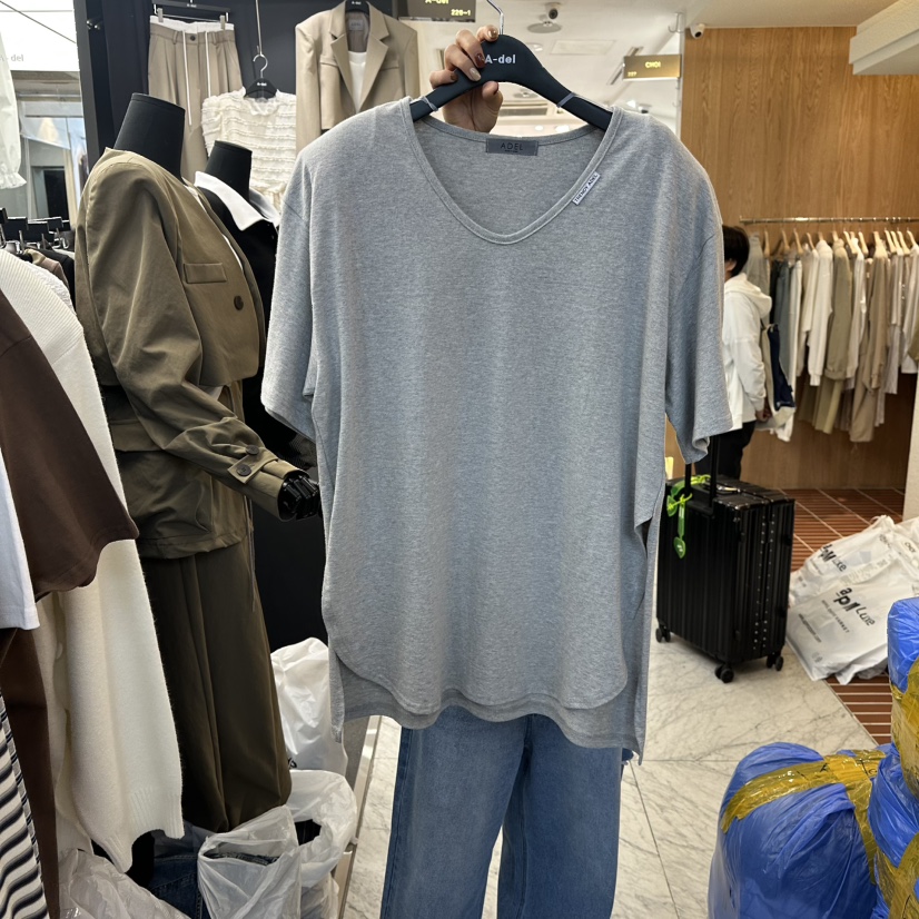 A-DEL東大門㊣實拍女裝新品休閑25秋冬熱賣時尚職業推薦T恤A-DELT恤圖色3