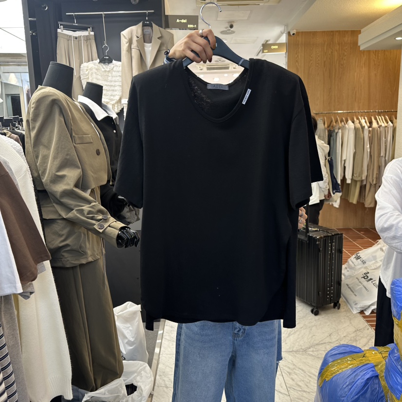 A-DEL東大門㊣實拍女裝新品休閑25秋冬熱賣時尚職業推薦T恤A-DELT恤圖色4