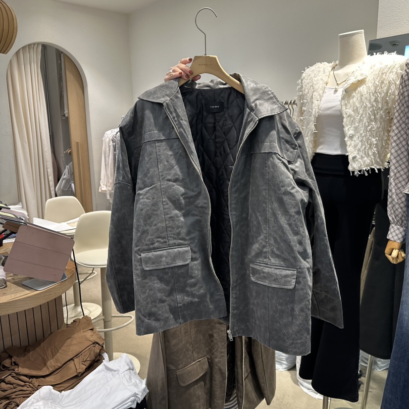 MAGNOLIA36-L韓國直郵㊣女士新品職業人氣25秋冬熱賣真品夾克MAGNOLIA36-L夾克圖色2