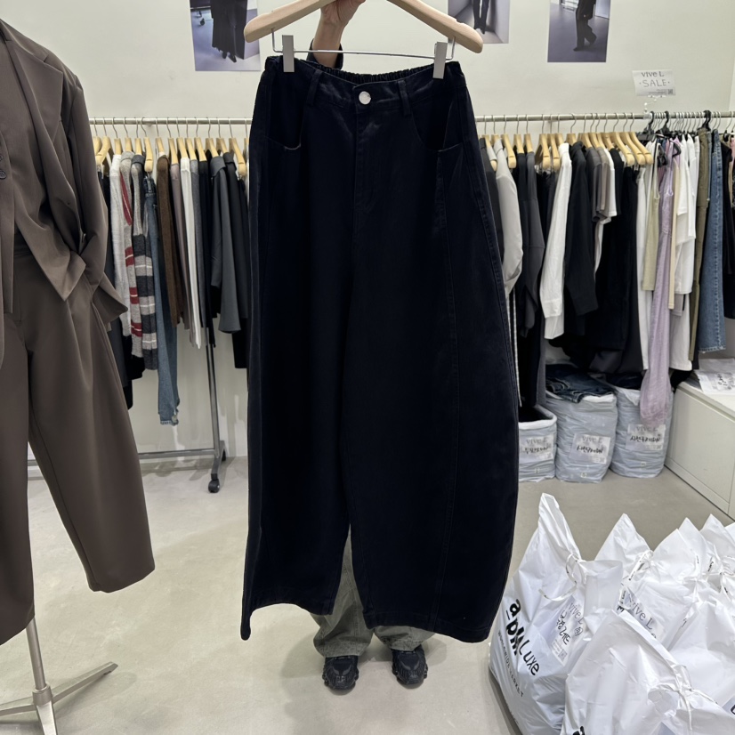 VIVEL韓國直郵㊣女士新品熱賣職業休閑人氣時尚真品推薦牛仔褲VIVEL牛仔褲圖色2