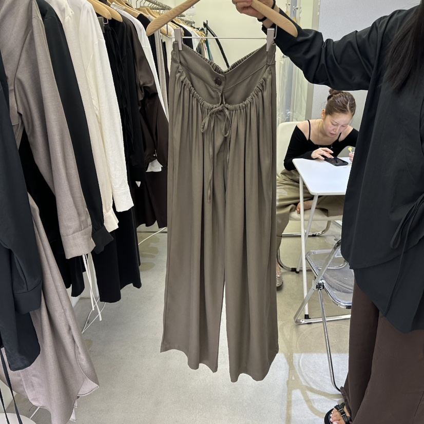 AMON韓國代購㊣女裝新品時尚推薦職業真品人氣25秋冬休閑褲AMON休閑褲