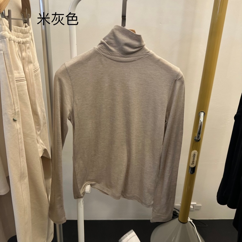 EGG韓國代購㊣女裝新品25秋冬推薦職業人氣熱賣真品長袖T恤EGG-訂貨周期長長袖T恤圖色4