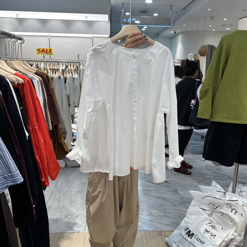 REVE-L韓國代購㊣女士新品休閑真品推薦職業熱賣襯衫蕾絲衫REVE-L襯衫/蕾絲衫