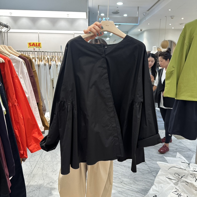 REVE-L韓國代購㊣女士新品休閑真品推薦職業熱賣襯衫蕾絲衫REVE-L襯衫/蕾絲衫圖色3