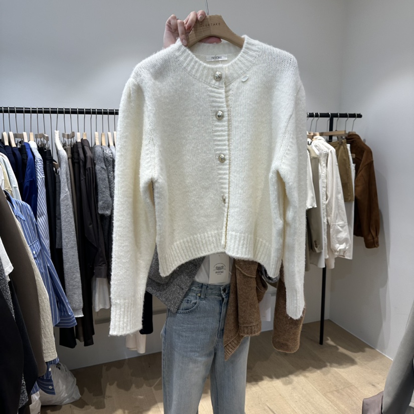 OVERTAKE東大門㊣實拍女裝新品熱賣25秋冬休閑毛衣不含內搭OVERTAKE毛衣圖色1
