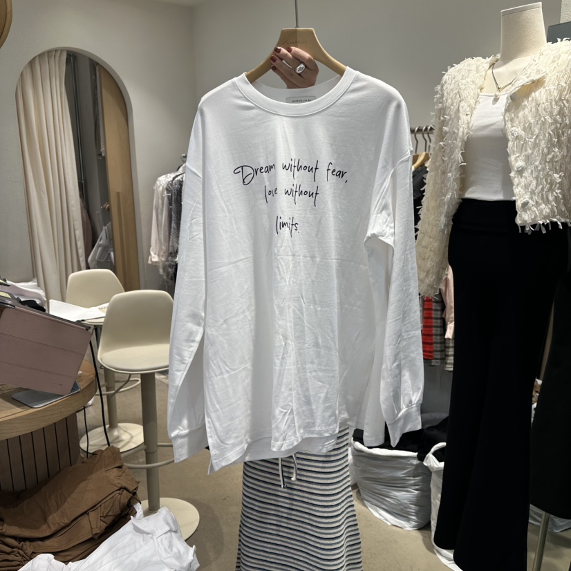 MAGNOLIA36-L東大門㊣代購女裝新款職業熱賣時尚休閑長袖T恤MAGNOLIA36-L長袖T恤