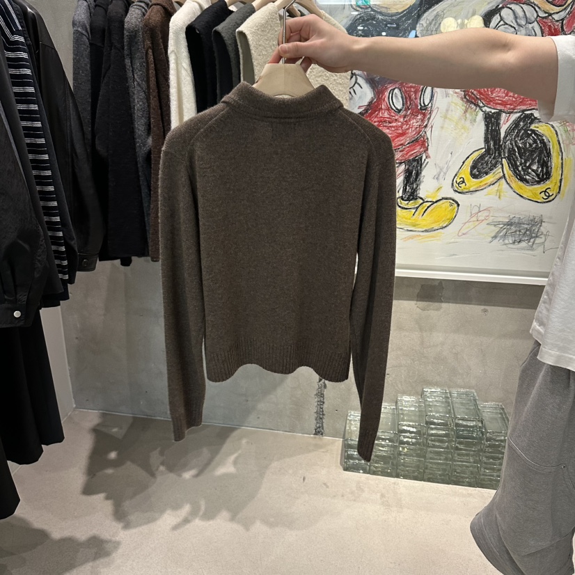 LAMAGIEPIE韓國代購㊣女士新款推薦時尚真品熱賣職業休閑毛衣LAMAGIE GREY毛衣