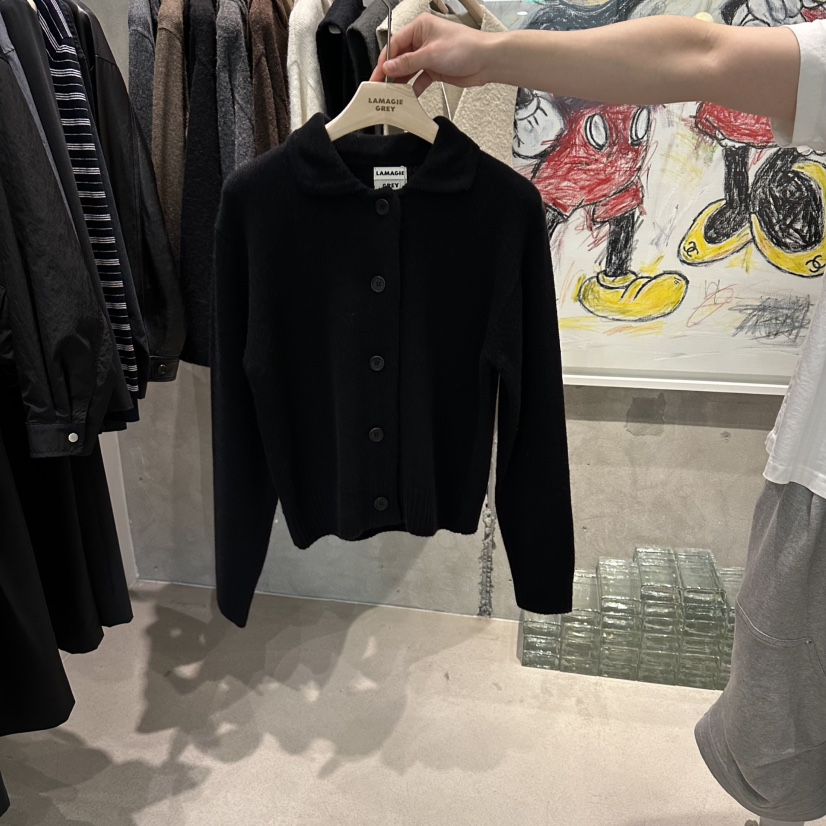 LAMAGIEPIE韓國代購㊣女士新款推薦時尚真品熱賣職業休閑毛衣LAMAGIE GREY毛衣圖色3