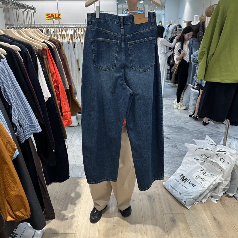REVE-L東大門㊣實拍女裝新款休閑熱賣25秋冬職業時尚牛仔褲REVE-L牛仔褲