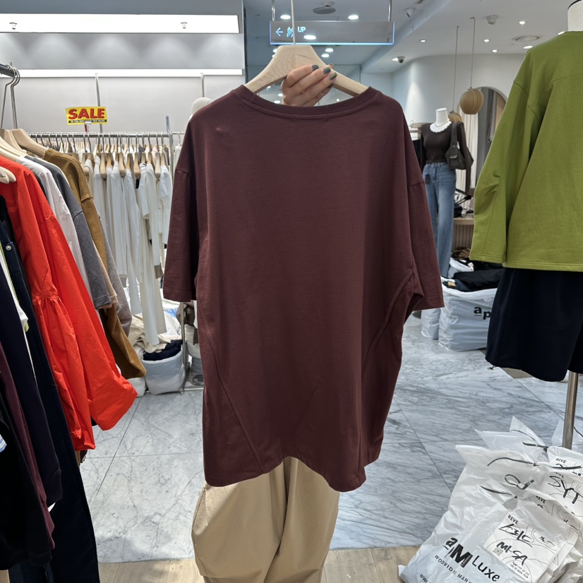 REVE-L東大門㊣實拍女士新品時尚推薦休閑真品熱賣職業T恤REVE-LT恤