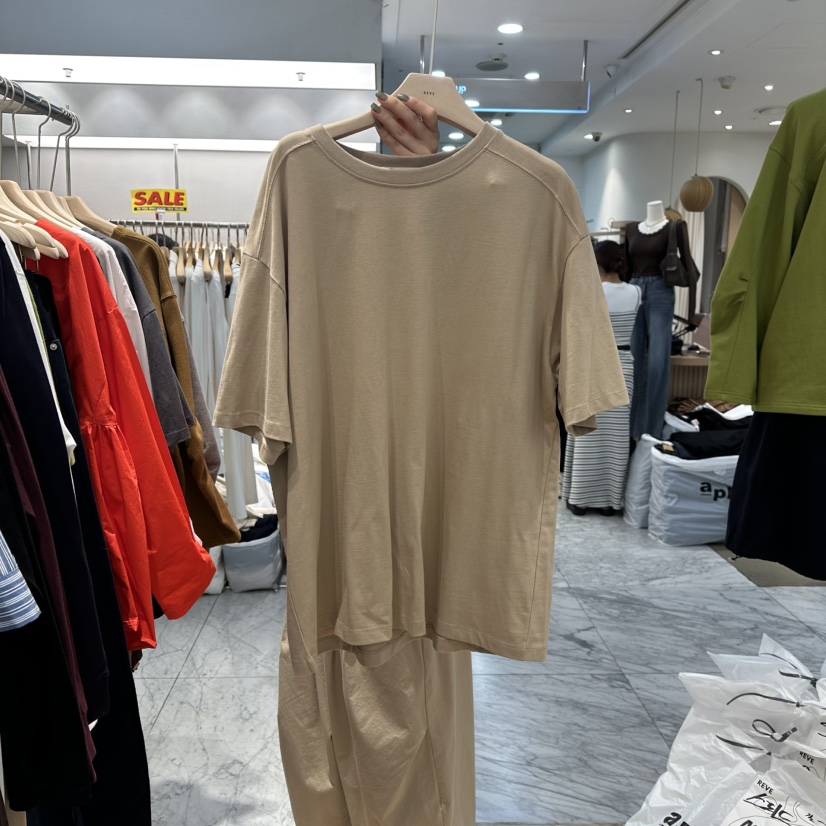 REVE-L東大門㊣實拍女士新品時尚推薦休閑真品熱賣職業T恤REVE-LT恤圖色3