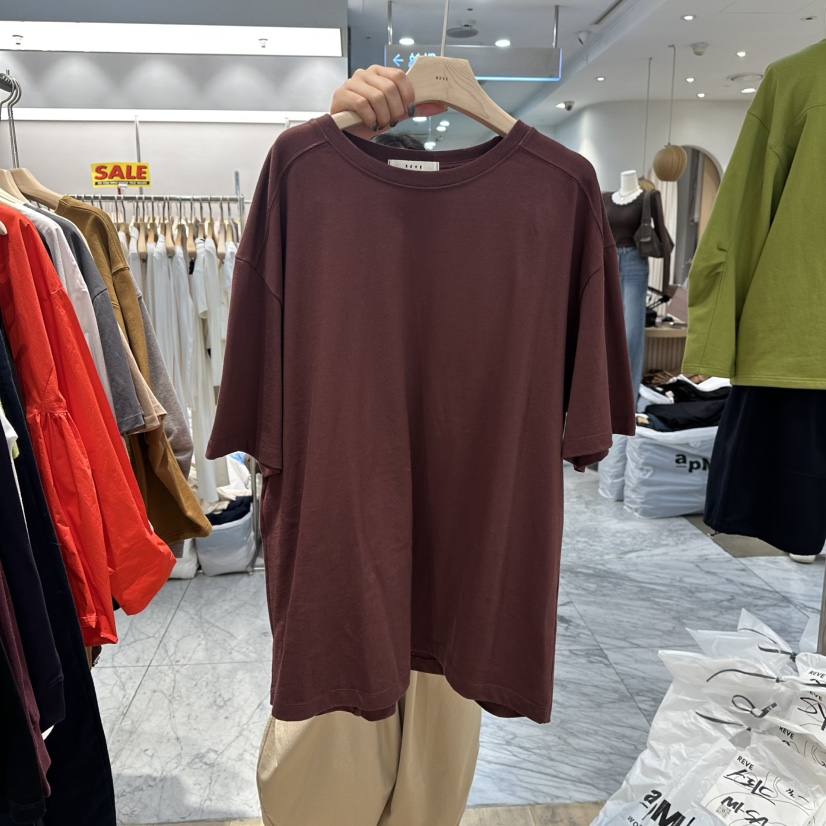 REVE-L東大門㊣實拍女士新品時尚推薦休閑真品熱賣職業T恤REVE-LT恤圖色4