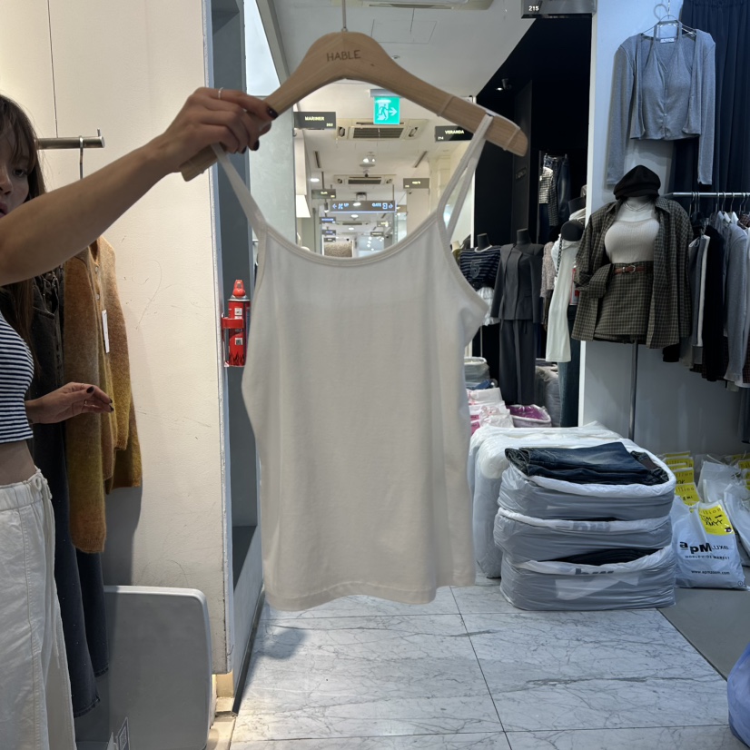 HABLE韓國代購㊣女士新品休閑真品職業時尚25秋冬熱賣吊帶背心HABLE吊帶/背心圖色1