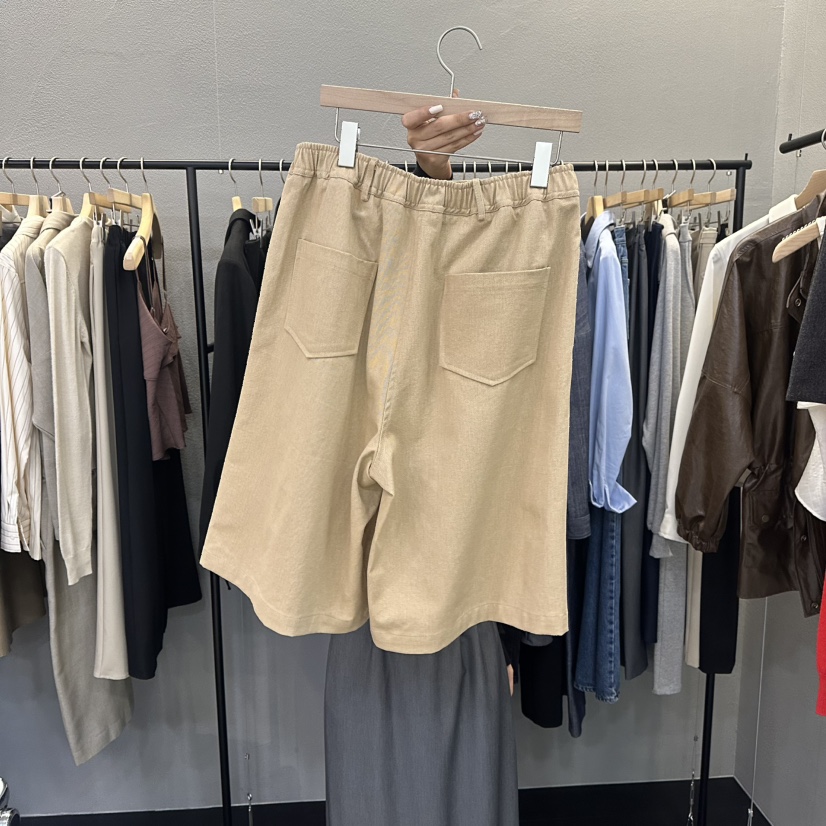 FLAMME TOIT韓國直郵㊣女士新品真品熱賣職業休閑時尚短褲FLAMME TOIT短褲