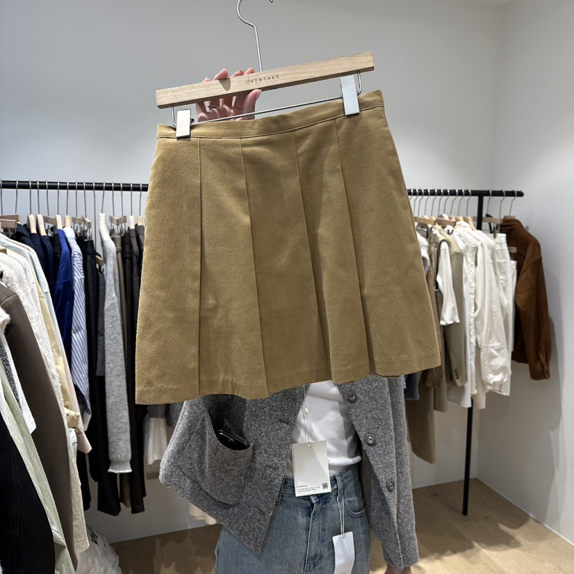 OVERTAKE東大門㊣代購女裝新品時尚推薦職業25秋冬熱賣短裙OVERTAKE短裙