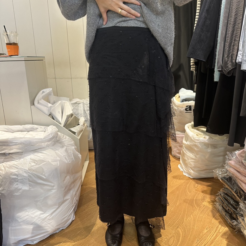 ARC東大門㊣代購女裝新款人氣休閑25秋冬時尚真品職業推薦長裙ARC EN CIEL長裙圖色2