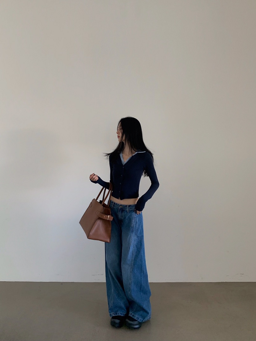 VERANDA東大門㊣直郵女士新品真品時尚熱賣休閑25秋冬牛仔褲VERANDA牛仔褲