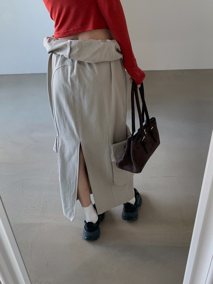 VERANDA東大門㊣直郵女裝新款時尚熱賣休閑25秋冬推薦真品長裙VERANDA長裙
