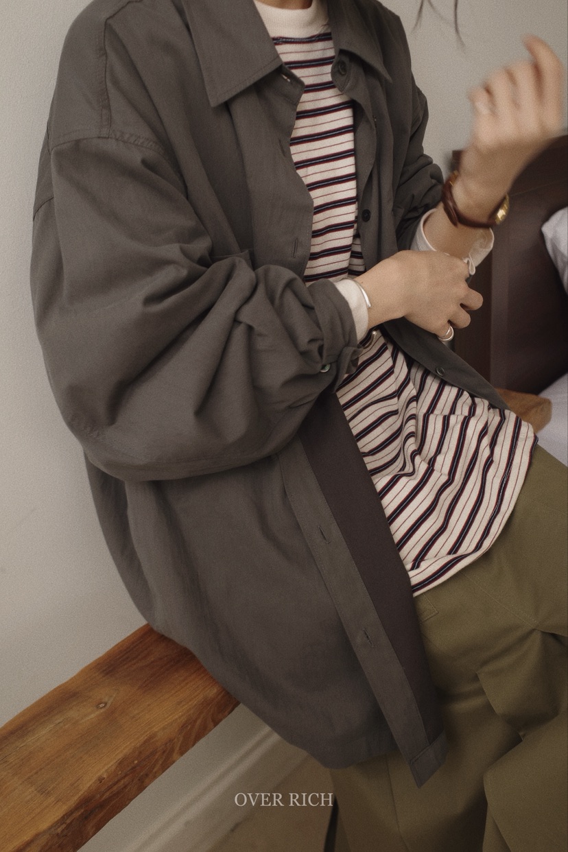 OVER RICH東大門㊣代購女士新品休閑熱賣真品人氣襯衫蕾絲衫OVER RICH襯衫/蕾絲衫