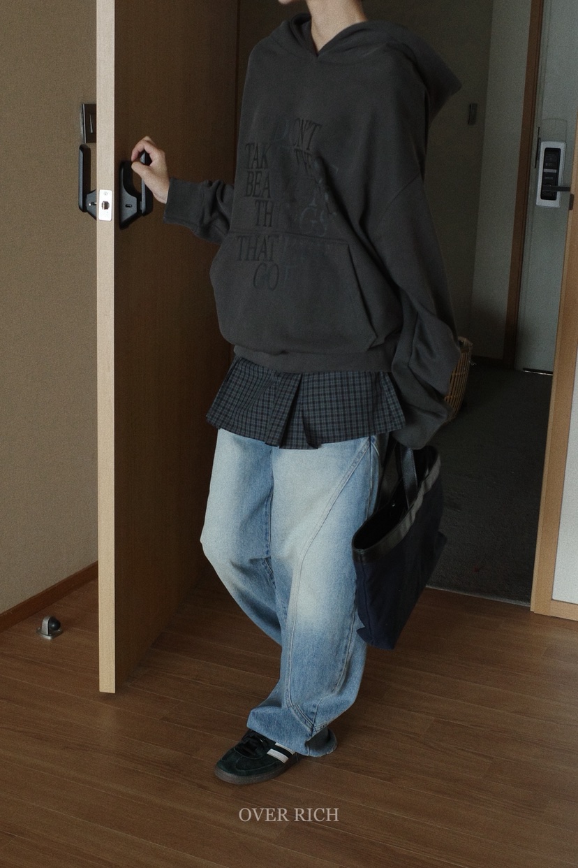 OVER RICH韓國代購㊣女士新品熱賣25秋冬真品休閑職業短裙OVER RICH短裙
