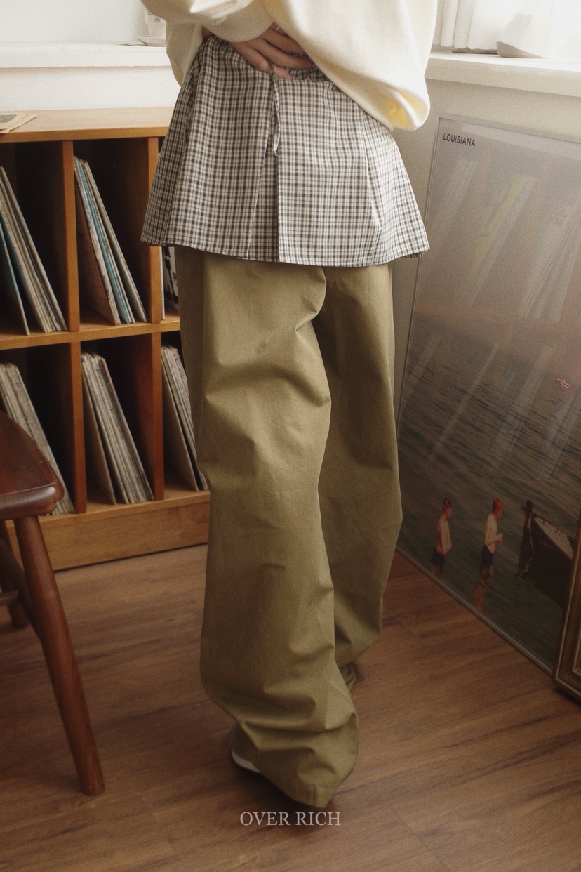 OVER RICH韓國代購㊣女士新品熱賣25秋冬真品休閑職業短裙OVER RICH短裙