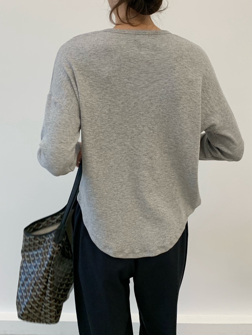 COBALT BLUE東大門㊣實拍女裝新品推薦職業真品熱賣長袖T恤COBALT BLUE長袖T恤