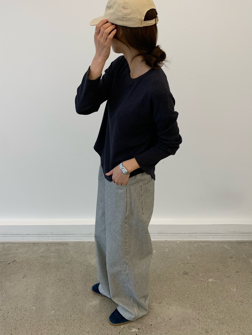 COBALT BLUE東大門㊣實拍女裝新品推薦職業真品熱賣長袖T恤COBALT BLUE長袖T恤
