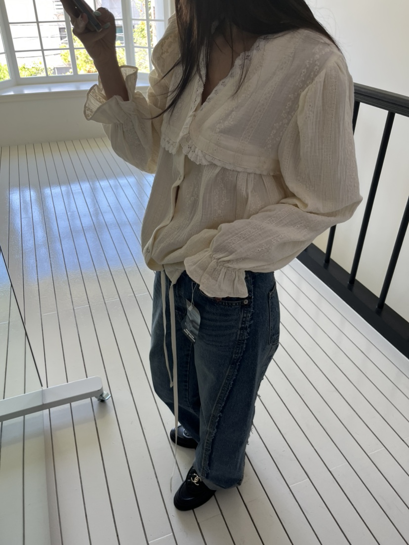 LOVE PULL東大門㊣代購女裝新款時尚熱賣休閑25秋冬襯衫蕾絲衫LOVE PULL襯衫/蕾絲衫