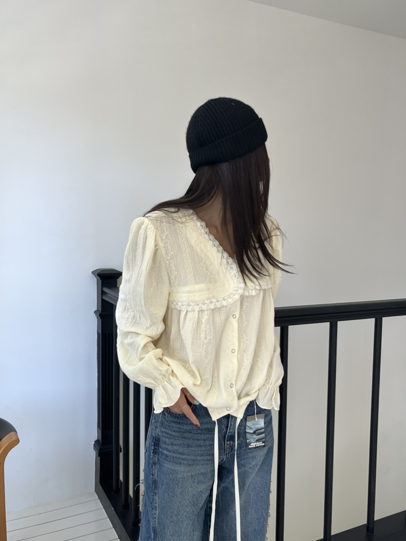 LOVE PULL東大門㊣代購女裝新款時尚熱賣休閑25秋冬襯衫蕾絲衫LOVE PULL襯衫/蕾絲衫