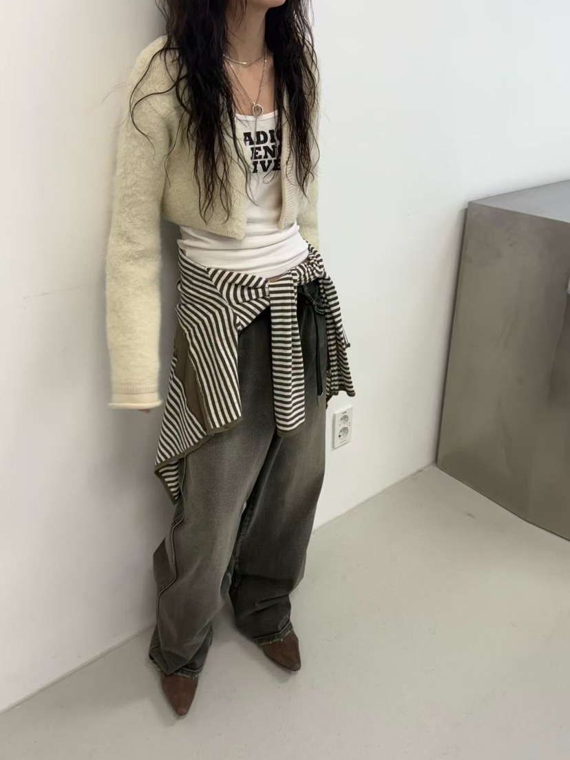 MINIMUZE東大門㊣直郵女裝新款人氣職業熱賣時尚針織衫貂皮MINIMUZE針織衫