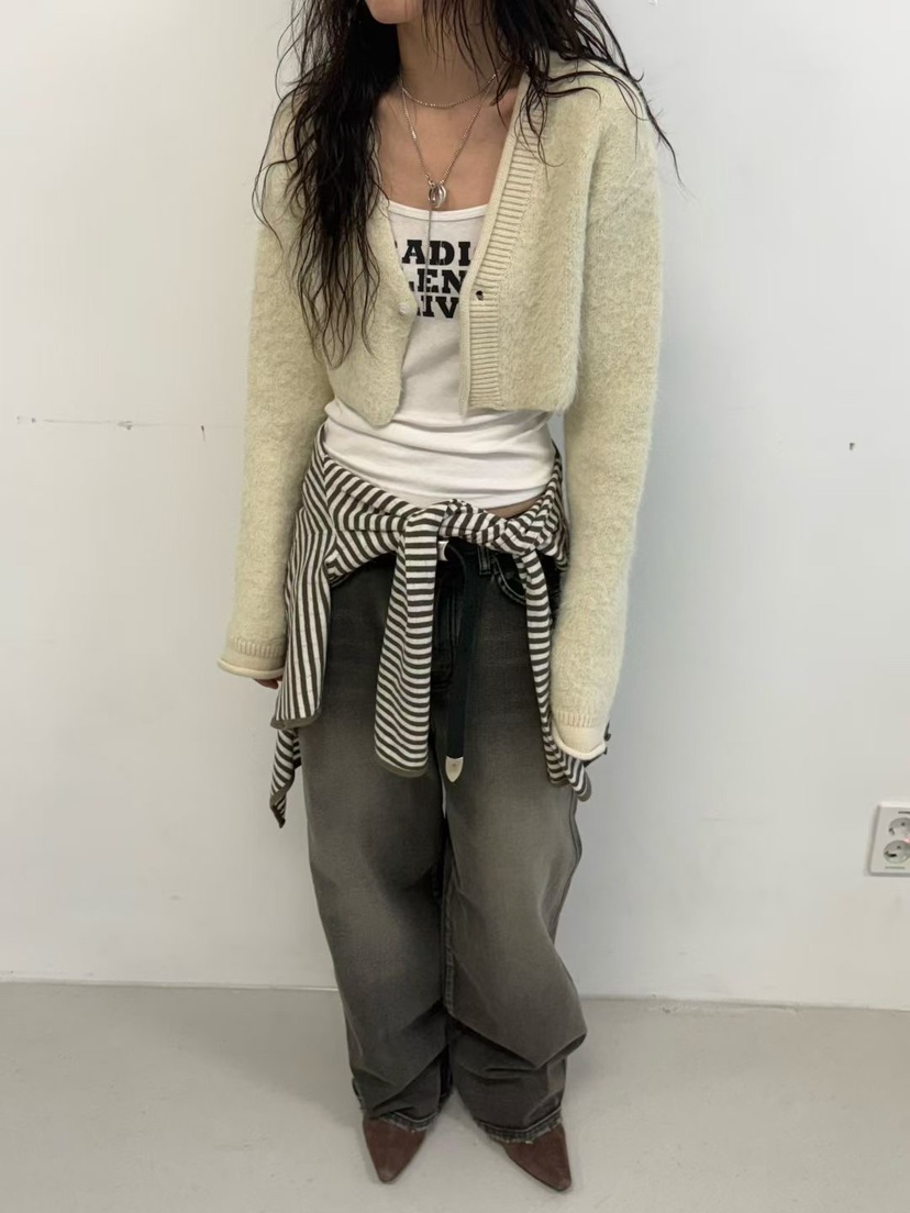 MINIMUZE東大門㊣直郵女裝新款人氣職業熱賣時尚針織衫貂皮MINIMUZE針織衫