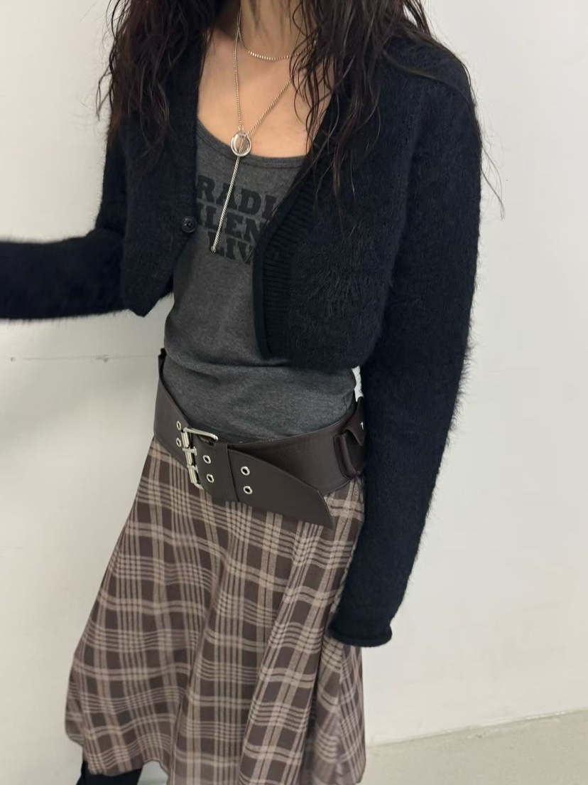 MINIMUZE東大門㊣直郵女裝新款人氣職業熱賣時尚針織衫貂皮MINIMUZE針織衫