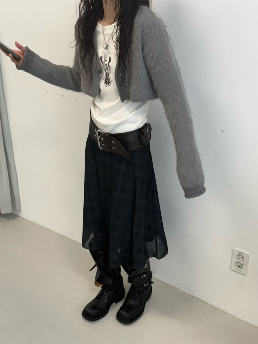 MINIMUZE東大門㊣直郵女裝新款人氣職業熱賣時尚針織衫貂皮MINIMUZE針織衫
