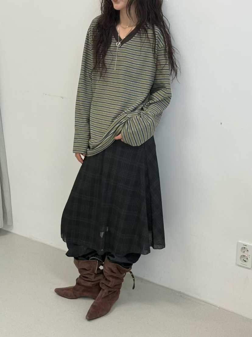 MINIMUZE東大門㊣代購女士新款職業熱賣25秋冬時尚真品長袖T恤MINIMUZE長袖T恤