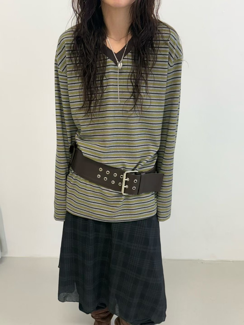 MINIMUZE東大門㊣代購女士新款職業熱賣25秋冬時尚真品長袖T恤MINIMUZE長袖T恤
