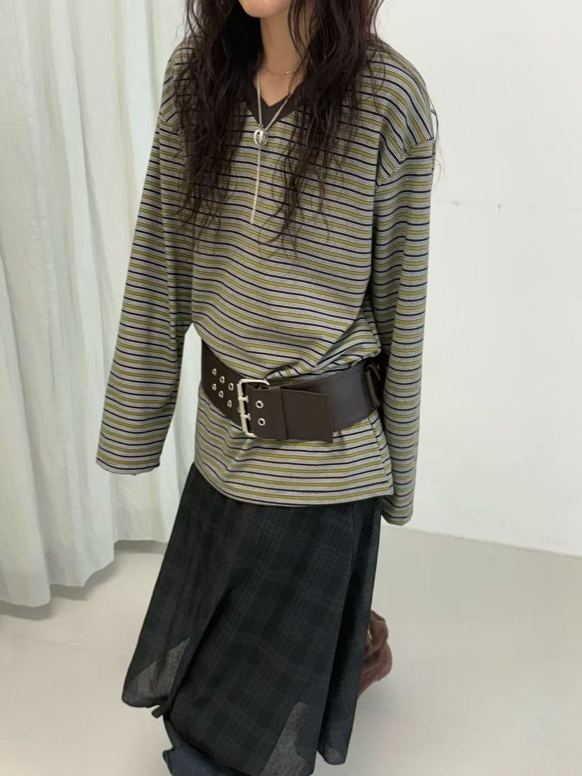 MINIMUZE東大門㊣代購女士新款職業熱賣25秋冬時尚真品長袖T恤MINIMUZE長袖T恤