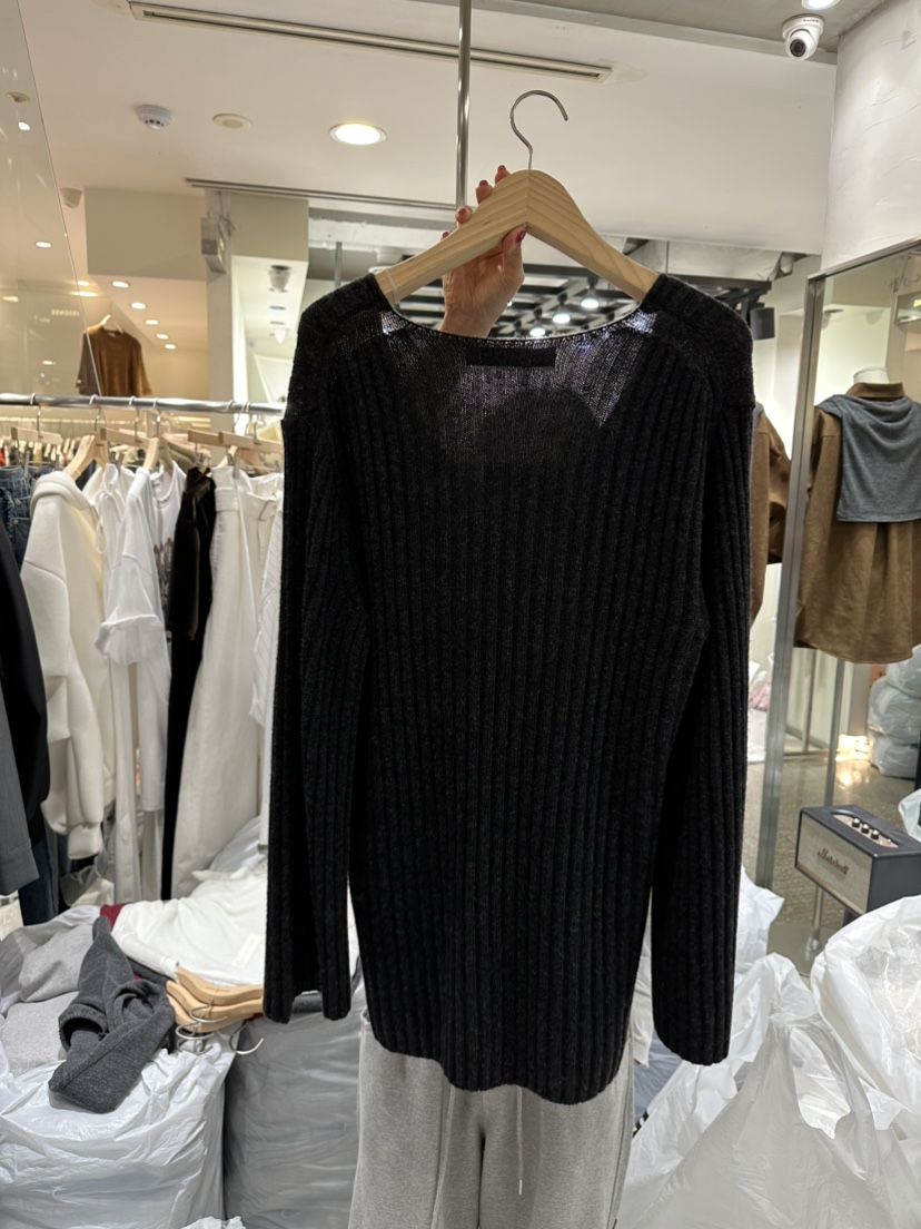 INSSENSE-A東大門㊣實拍女士新品休閑熱賣人氣職業針織衫V領INSSENSE-A針織衫