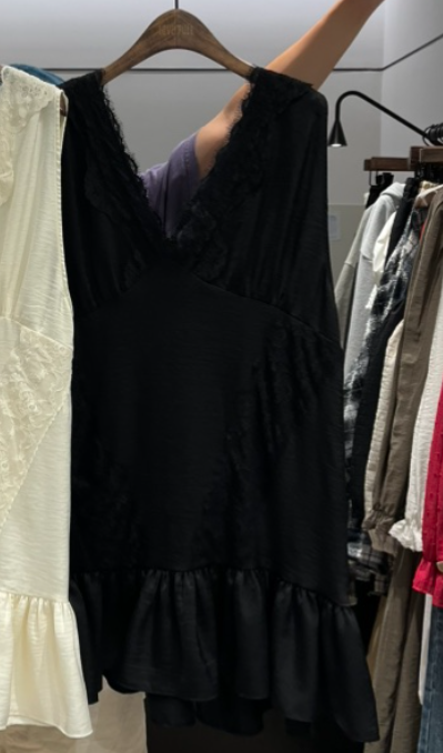 LOVE PULL東大門㊣實拍女士新品推薦25秋冬真品人氣連衣裙LOVE PULL連衣裙圖色2