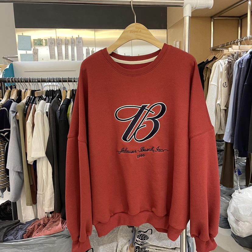BOUND.A韓國代購㊣女裝新品25秋冬職業人氣熱賣推薦衛衣刺繡BOUND.A衛衣圖色3