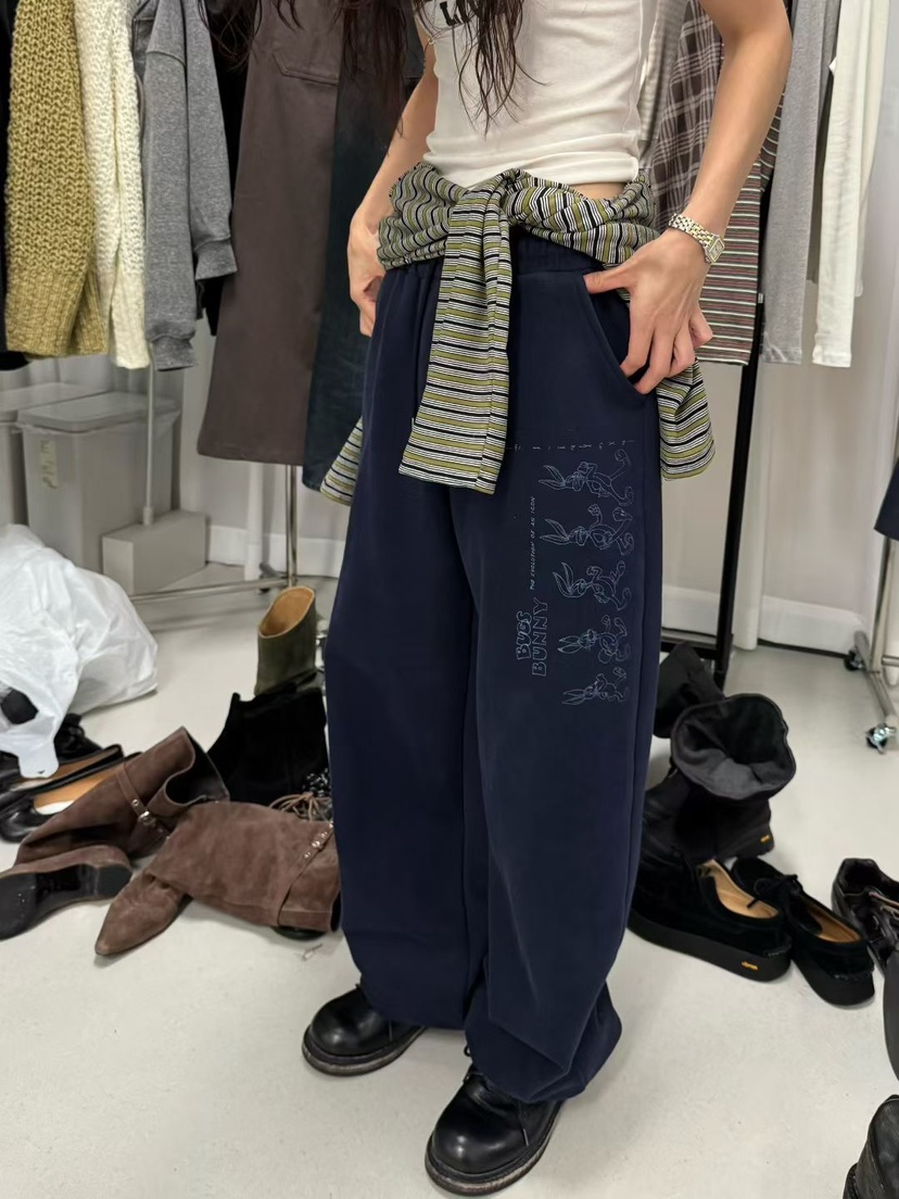 MINIMUZE東大門㊣直郵女裝新品人氣時尚職業25秋冬休閑褲兔子MINIMUZE休閑褲