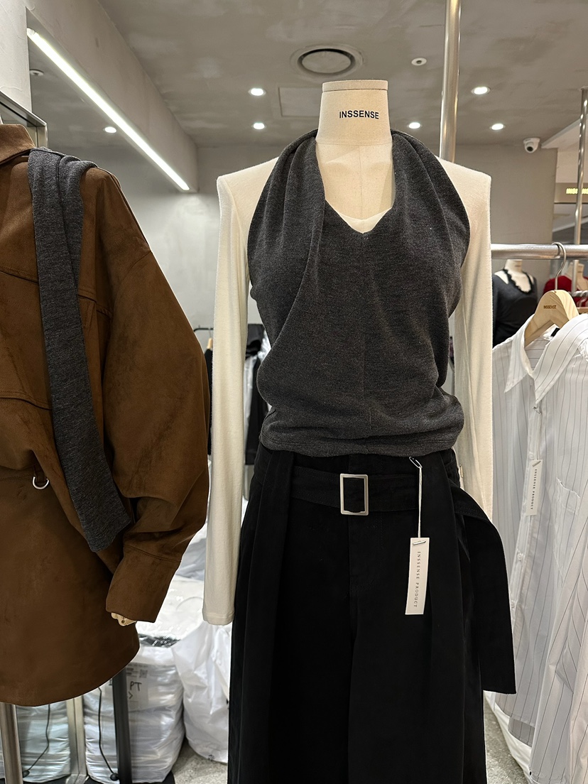 INSSENSE-A東大門㊣實拍女裝新品人氣熱賣休閑真品吊帶背心INSSENSE-A吊帶/背心