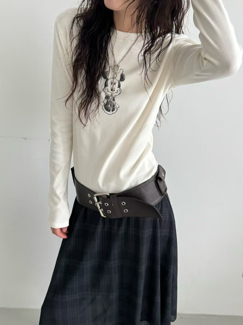 MINIMUZE東大門㊣代購女士新品職業熱賣休閑時尚25秋冬長袖T恤MINIMUZE長袖T恤