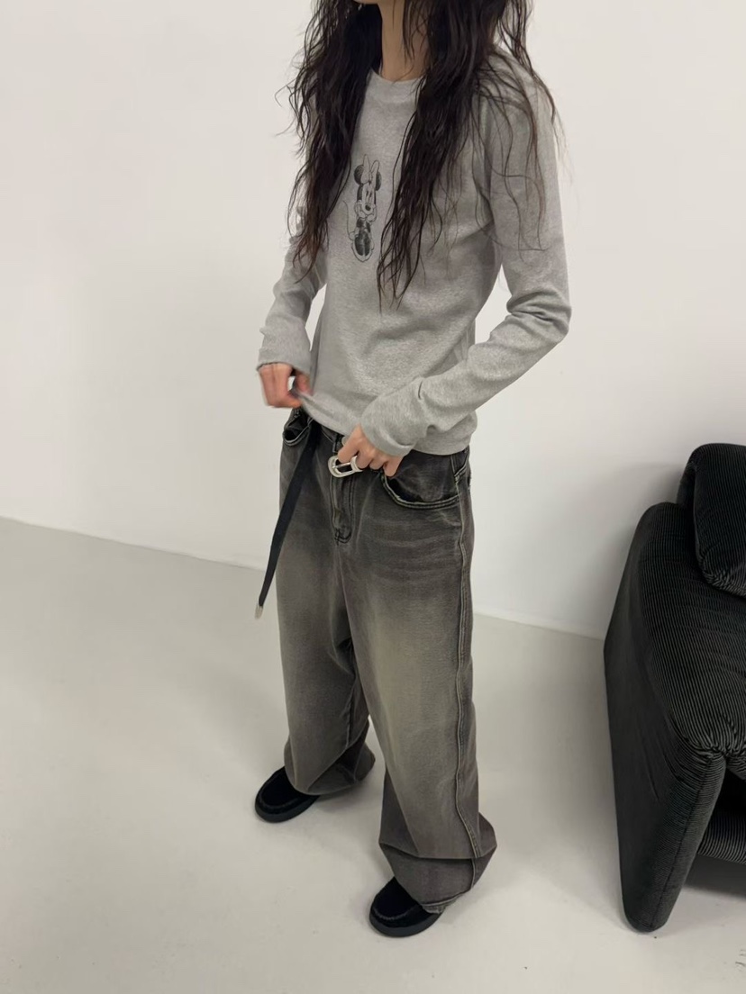 MINIMUZE東大門㊣代購女士新品職業熱賣休閑時尚25秋冬長袖T恤MINIMUZE長袖T恤