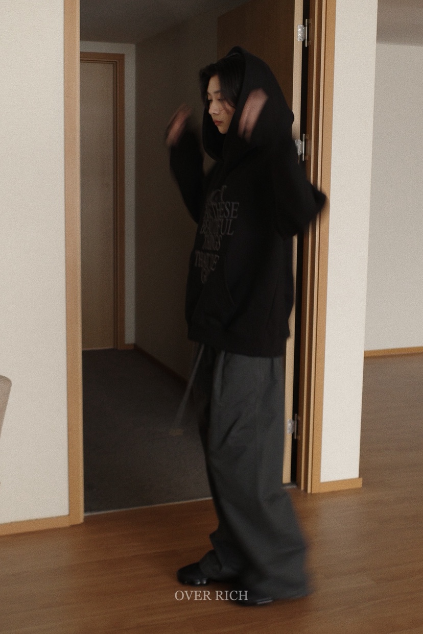 OVER RICH東大門㊣直郵女裝新款25秋冬真品休閑人氣衛衣兜帽OVER RICH衛衣