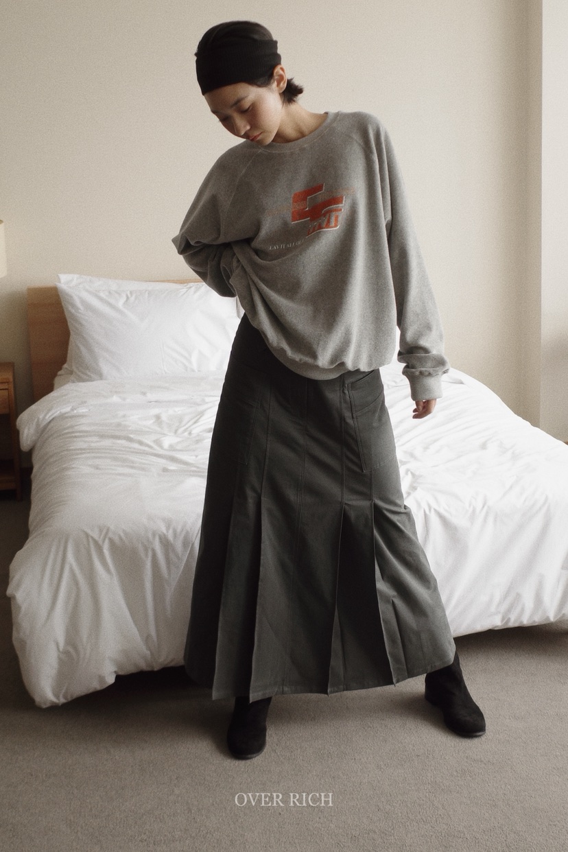 OVER RICH韓國直郵㊣女裝新品熱賣時尚25秋冬推薦人氣長裙OVER RICH長裙