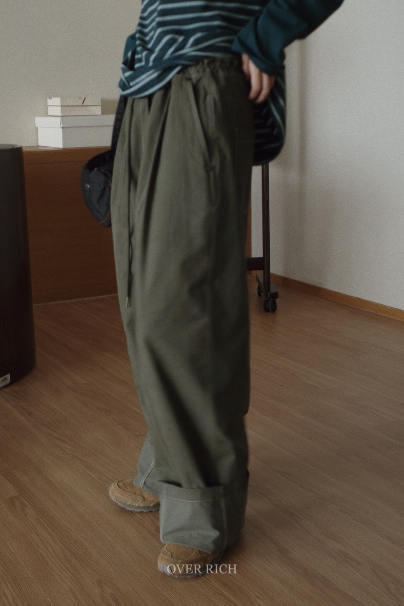 OVER RICH東大門㊣實拍女士新款推薦人氣25秋冬熱賣休閑褲OVER RICH休閑褲
