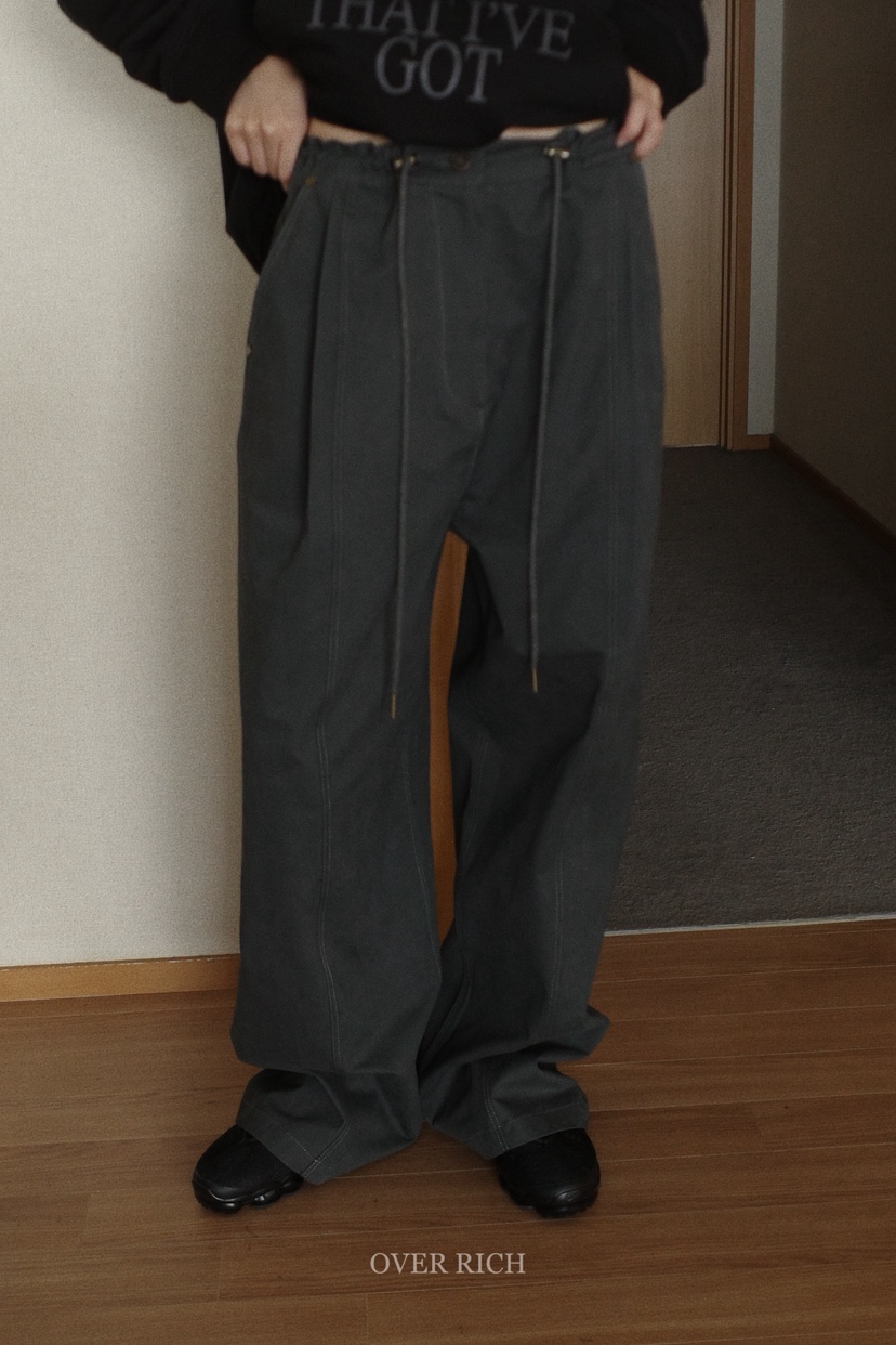OVER RICH東大門㊣實拍女士新款推薦人氣25秋冬熱賣休閑褲OVER RICH休閑褲