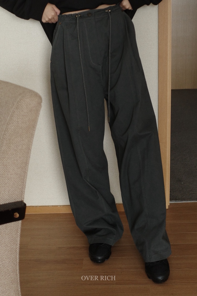 OVER RICH東大門㊣實拍女士新款推薦人氣25秋冬熱賣休閑褲OVER RICH休閑褲